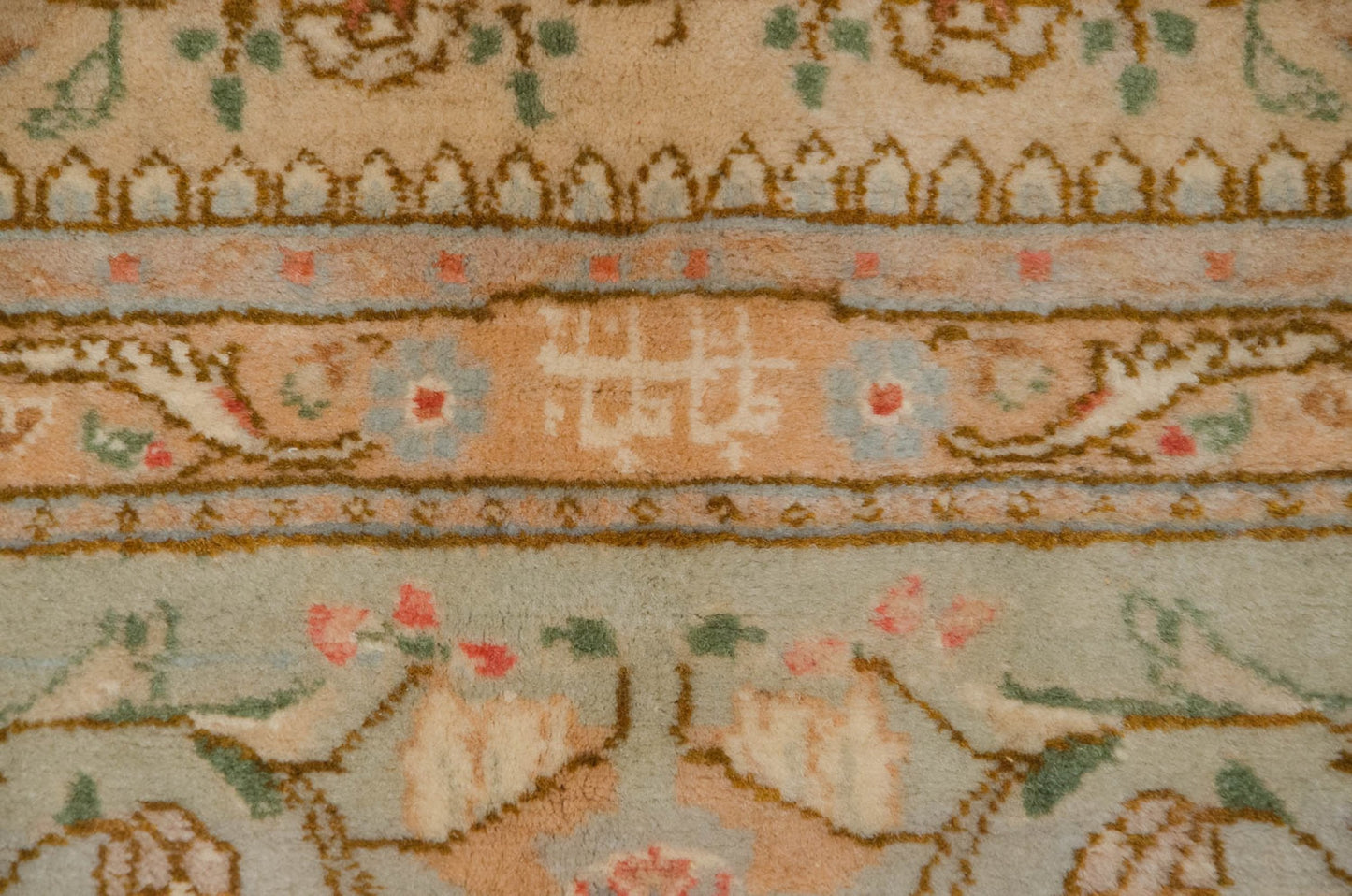 10.5x13.5 Vintage Tabriz Carpet