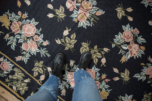 8x10.5 Vintage Chainstitch Carpet