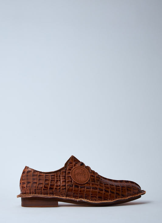 Martine Rose x Clarks Croc-Embossed Derby Shoes