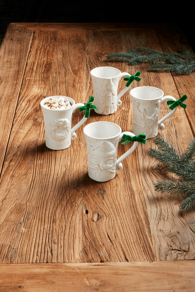 Mud Pie White Tree Mug