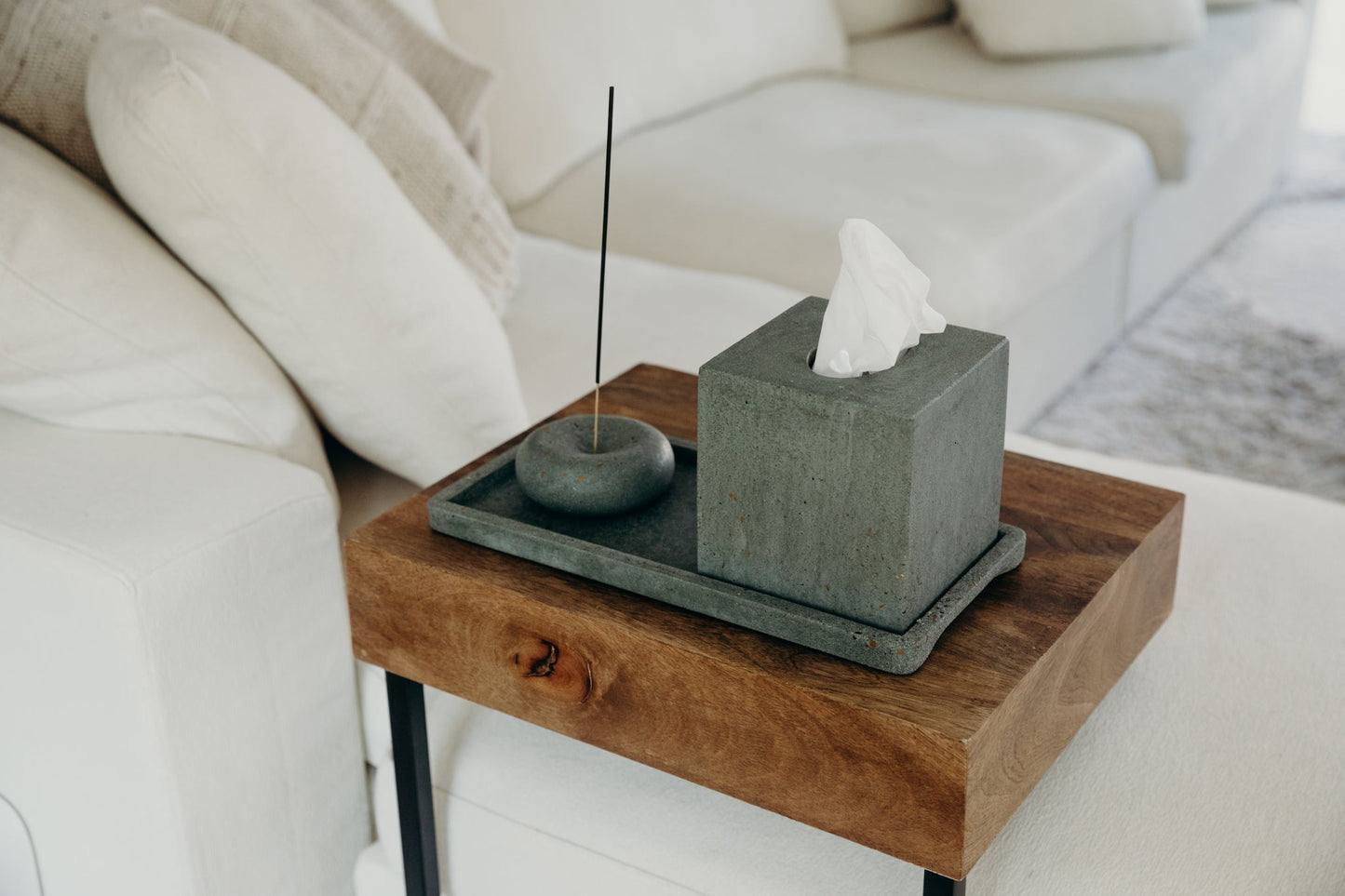 Decorative Tray | Dark Green Terrazzo