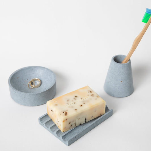 4" Catch-All | Light Blue Terrazzo
