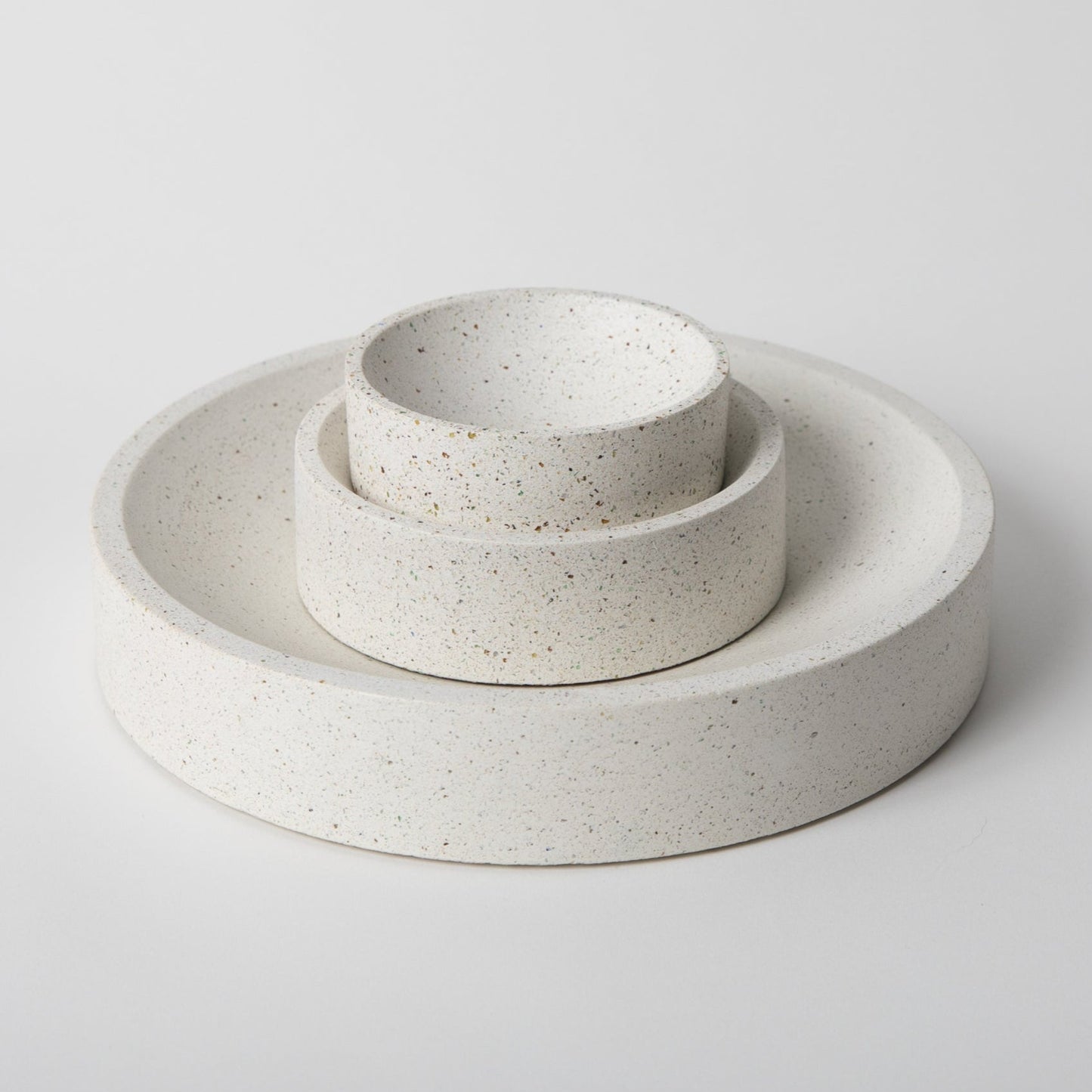 5" Catch-All | White Terrazzo