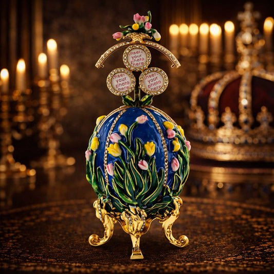 1898 Lilies of the Valley Royal Imperial Easter Egg 4.75 Inches
