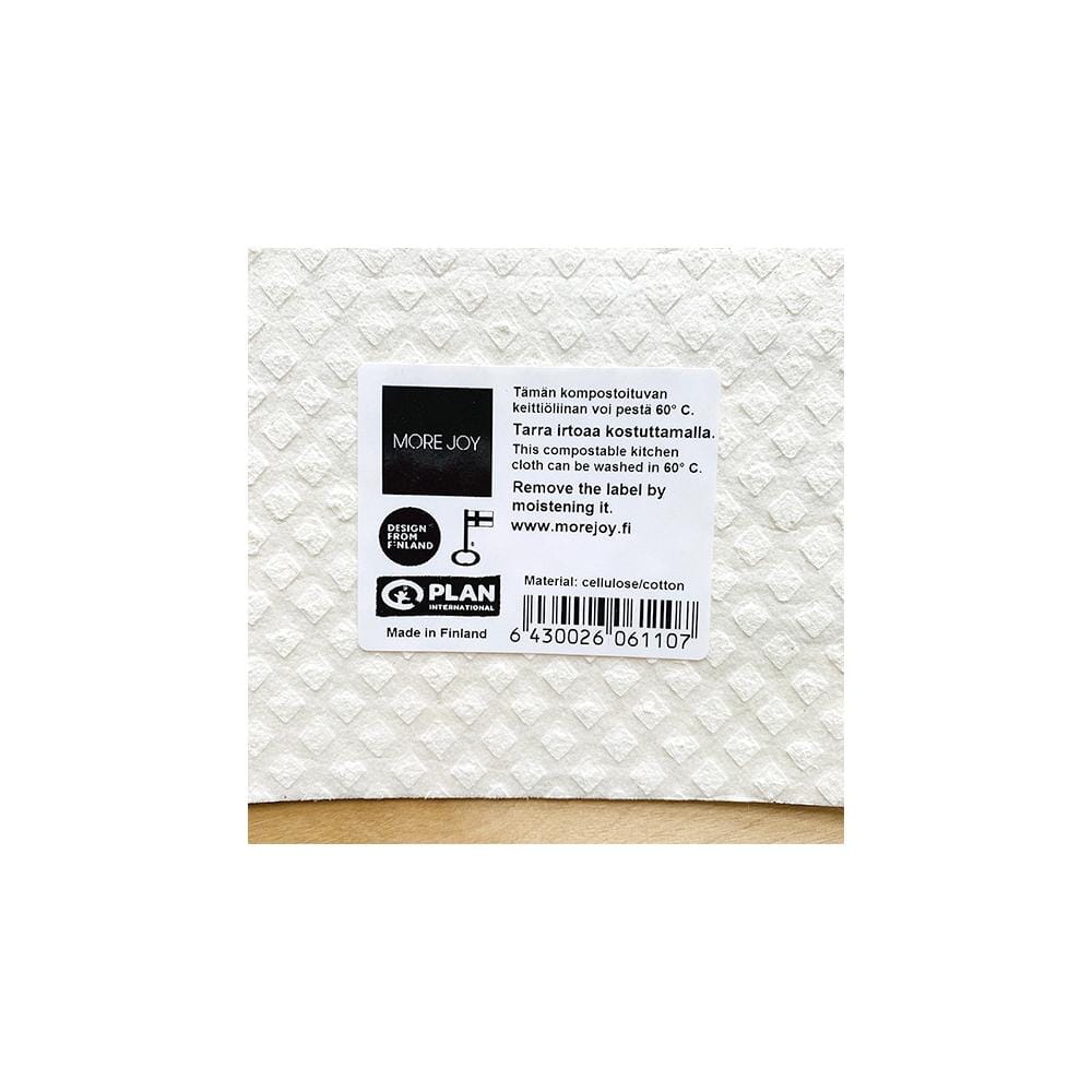 Ski Slopes Winter Swedish Dishcloth | Grey and white