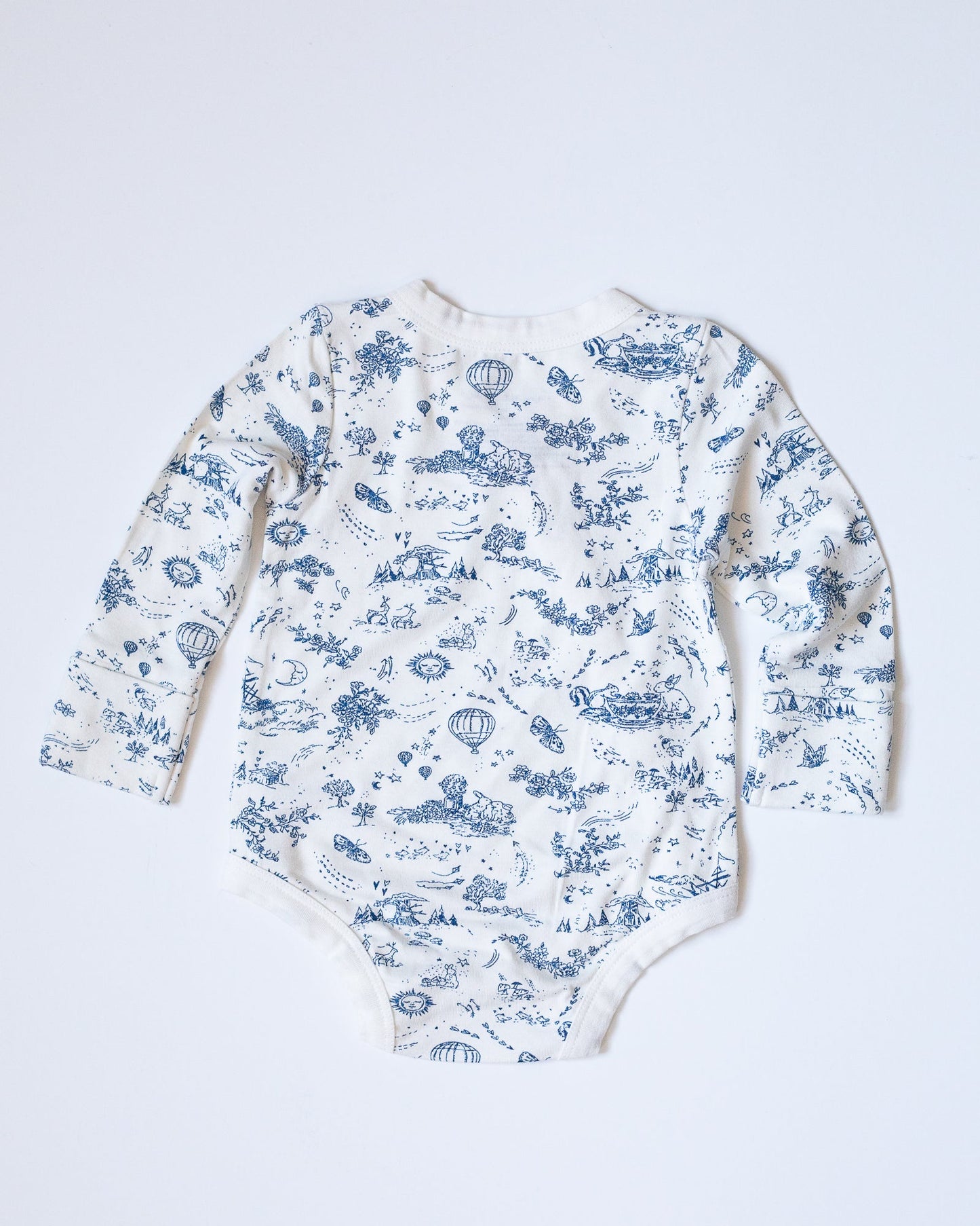 the jannie wrap bodysuit {storytime toile}
