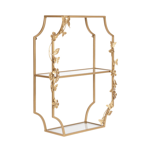 Rosella Botanical Three-Tier Wall Shelf