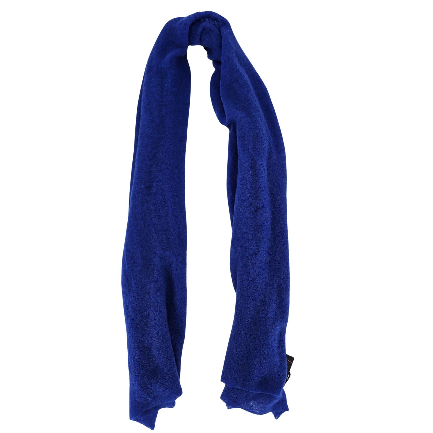 The Hampton Brunch Cobalt Blue Large Cashmere Plain Stole