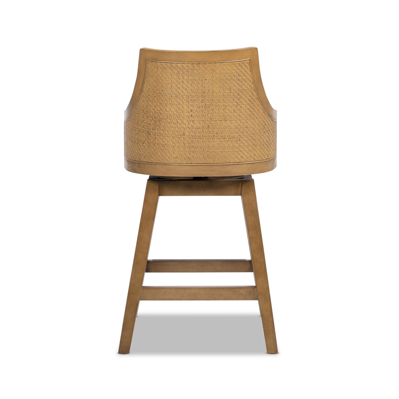 The Ashbourne Cane Back Swivel Counter Stool