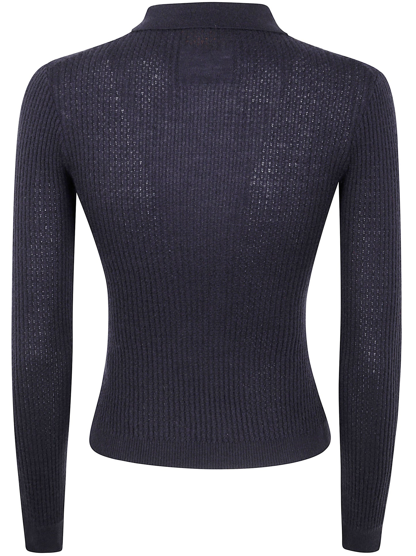 Guest In Residence Women Long Sleeves "Shrunken" Cashmere Polo Shirt