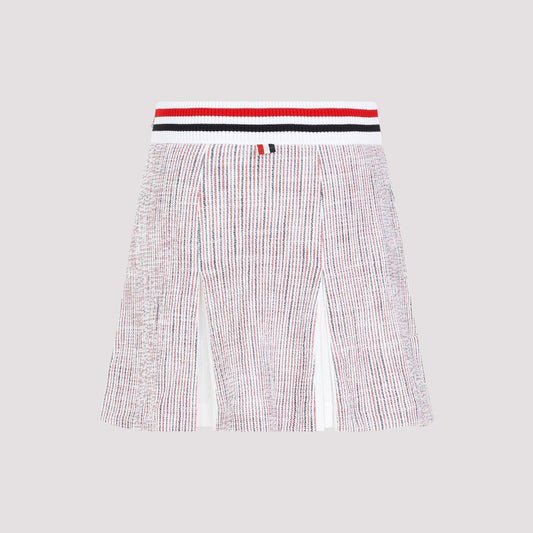 Thom Browne Mini Box Pleated Skirt Women
