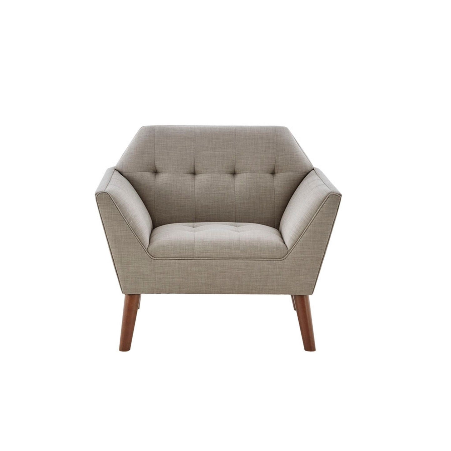 ***Modern Lounge Chair With Button Tufting