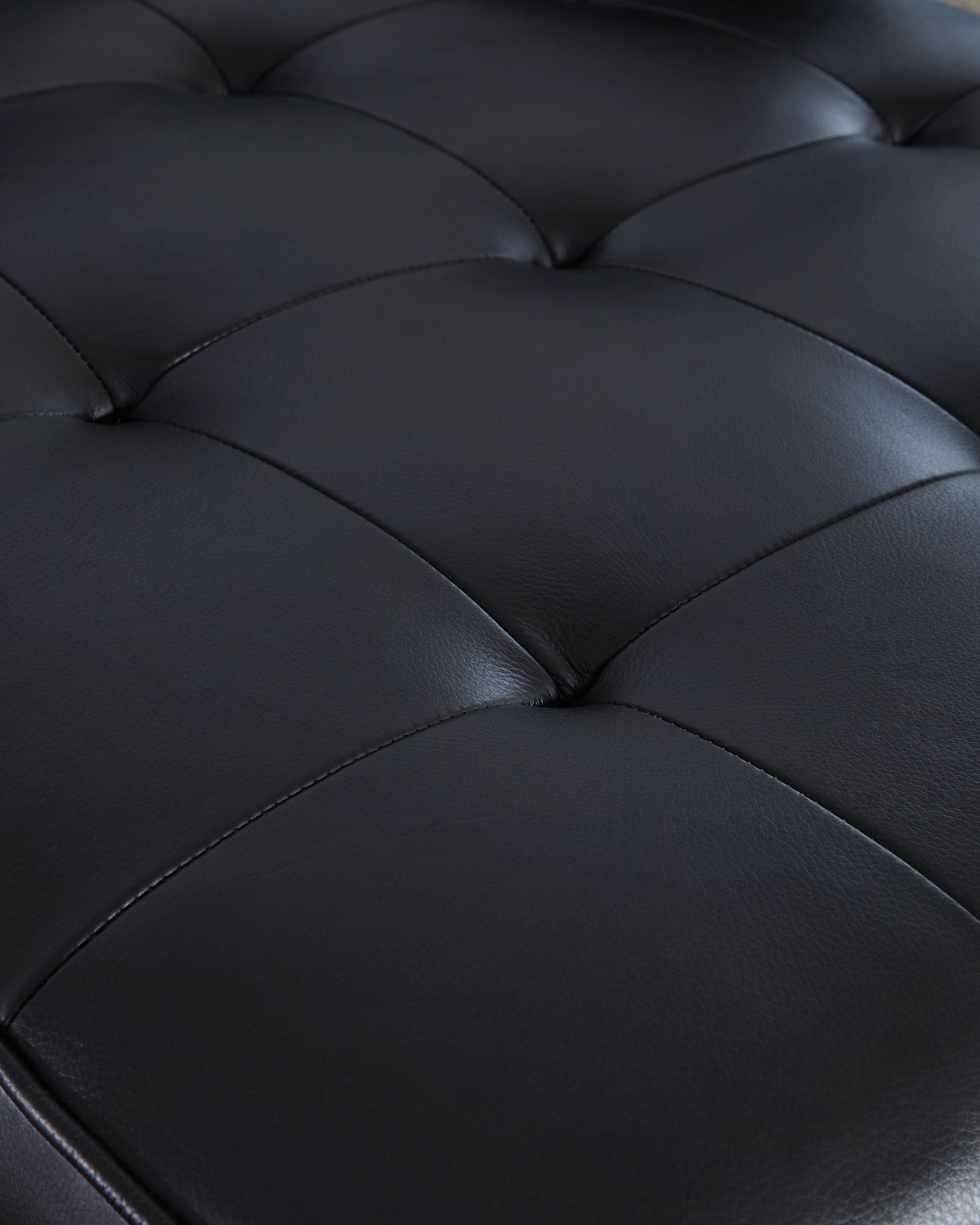 Onyx Leather Estate Chaise