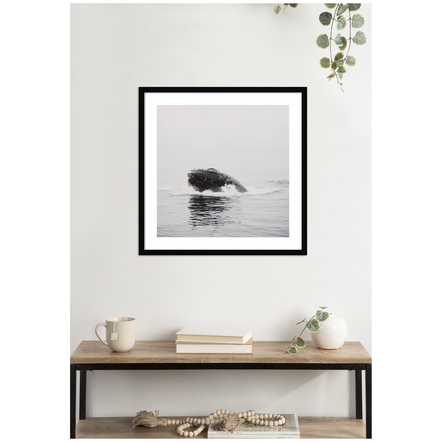 Humpback Whale No. 4 by Laura Evans Framed Wall Art Print