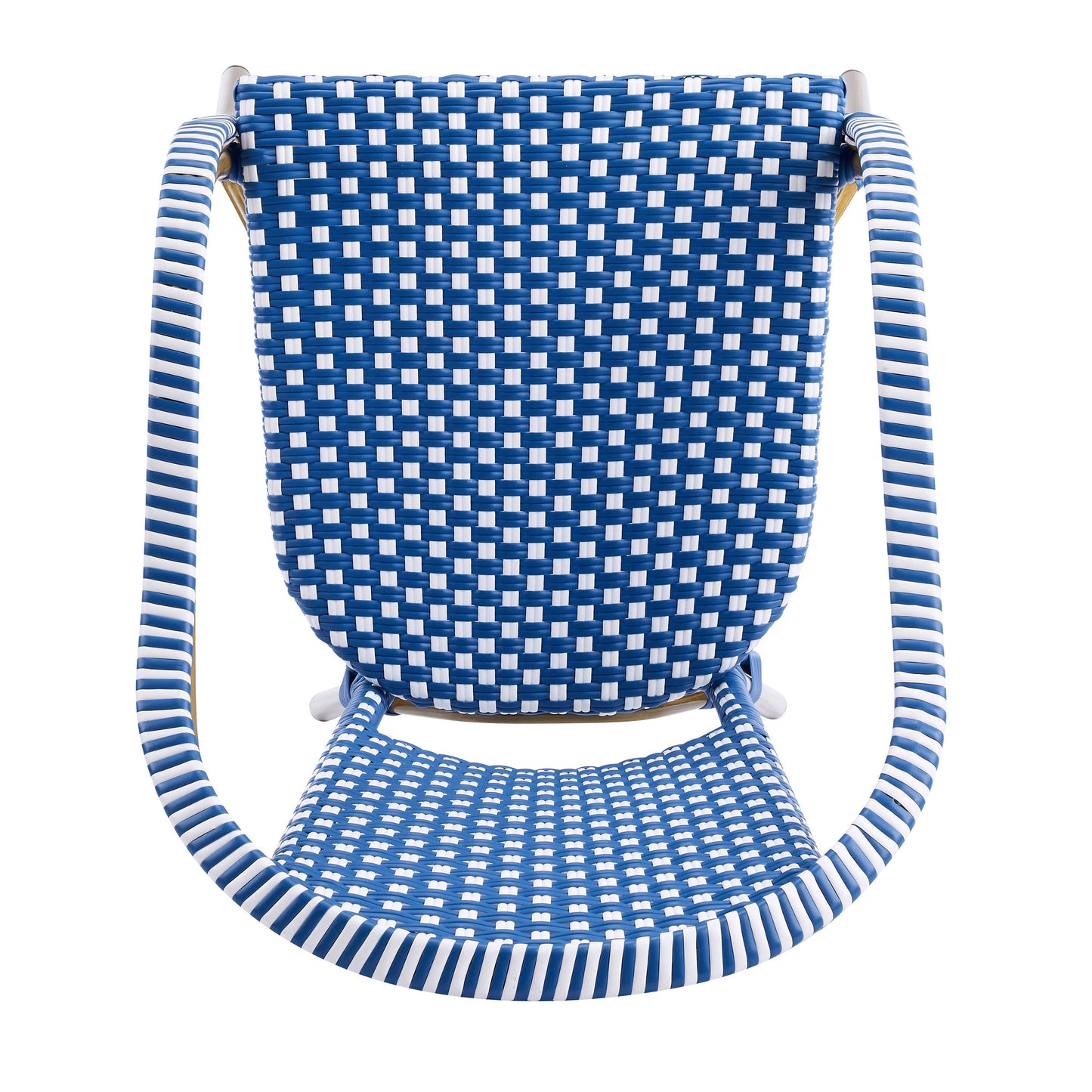 Outdoor Bistro Chairs, Patio Dining Chairs with Aluminum Frame, Weather