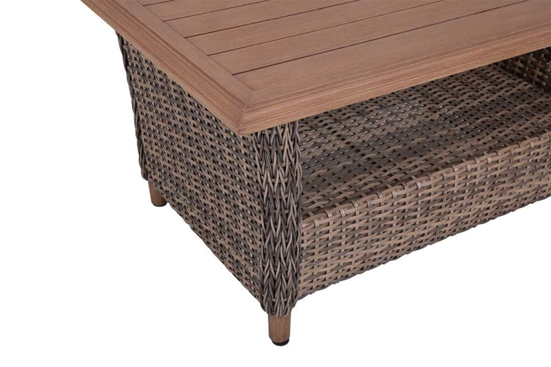 The Mitchell 4-Piece Wicker Outdoor Luxury Sofa Set with Swivel Rocking Chairs