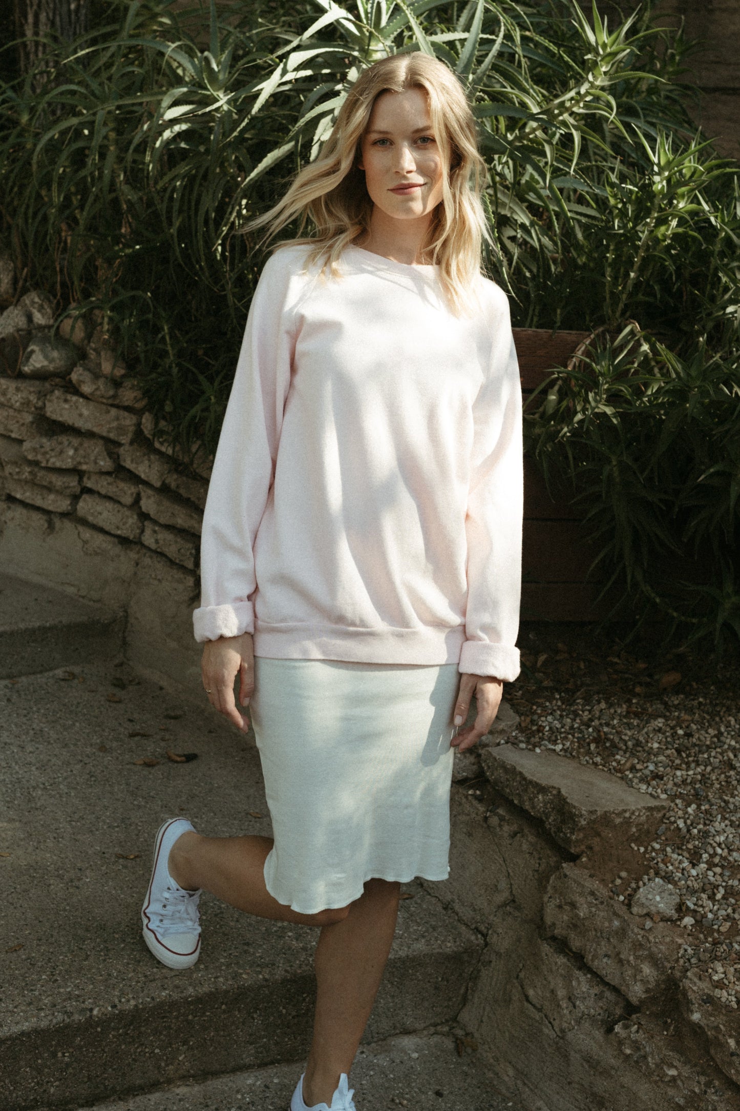 The Tib Sweatshirt - Aloe Green