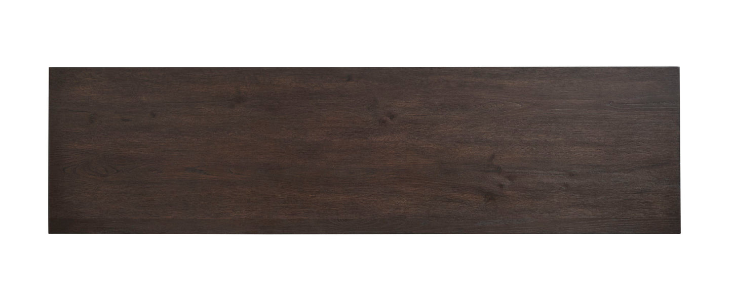Ashford Rustic Oak Sideboard – Coffee Bean Finish Mission Buffet Cabinet