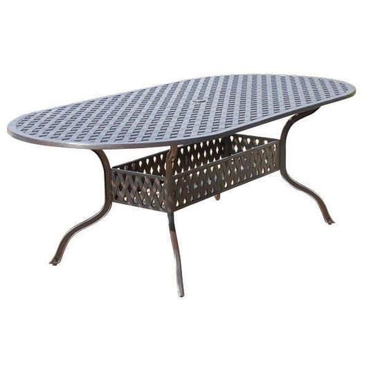 The Savannah Estate Oval Outdoor Dining Table