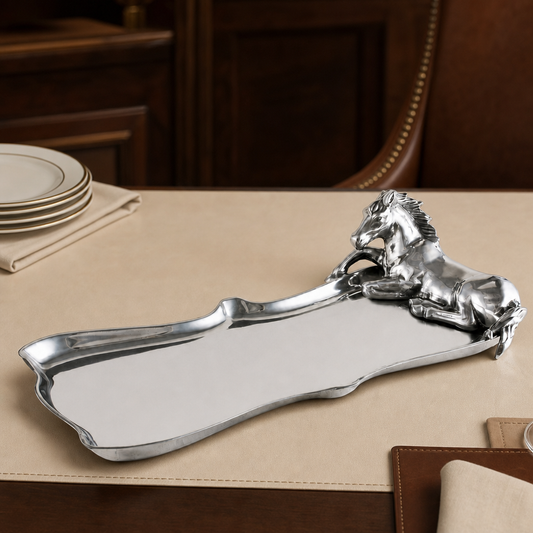Horse Figural Platter