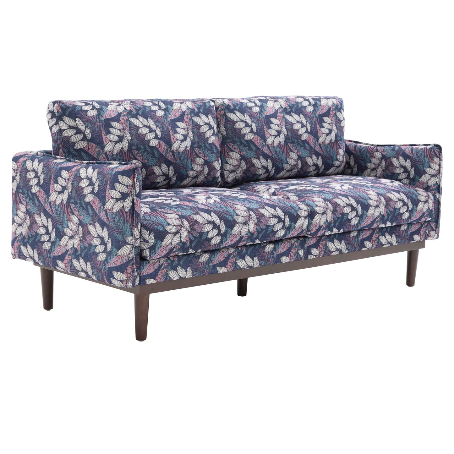 2 Seater Loveseat Sofa With Spacious Seating Area