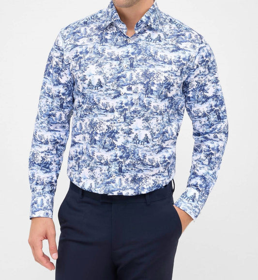 Printed Twill Toile Shirt
