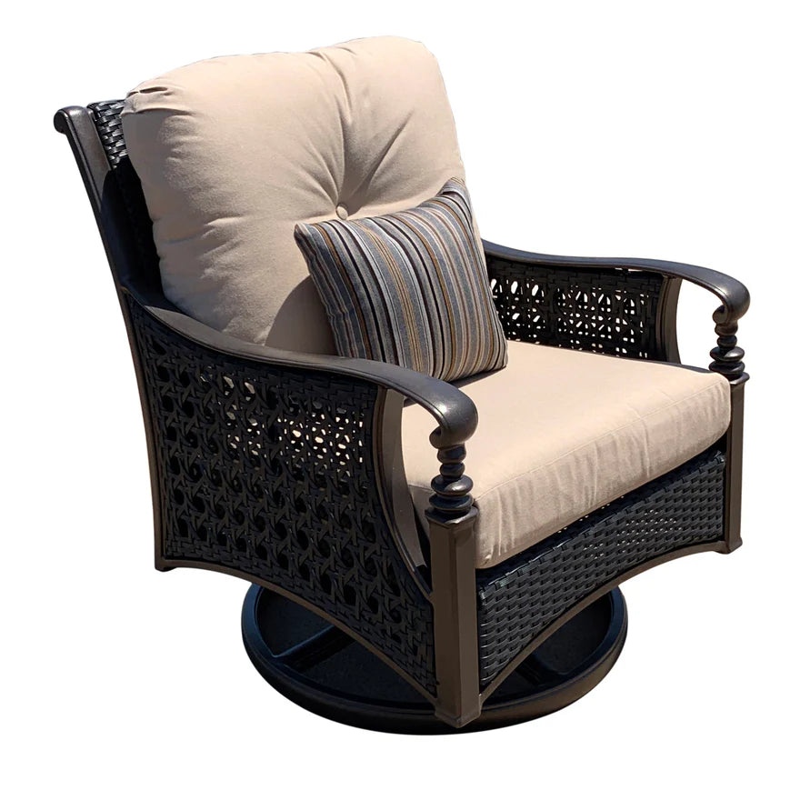 Monterey All-Weather Swivel Rocking Club Chair