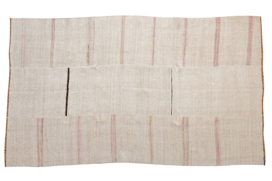 5.5x9.5 Vintage Hemp Kilim Carpet