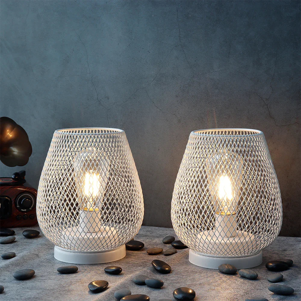 6.7" Tall Battery Powered Outdoor Table Lamp