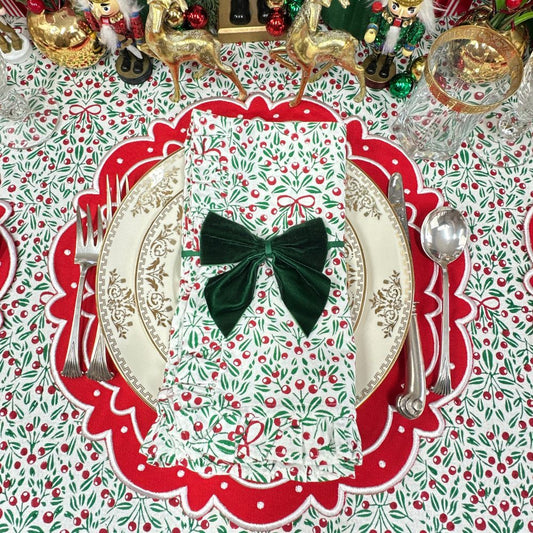 The Mistletoe & Bows Napkin (Set of 4)