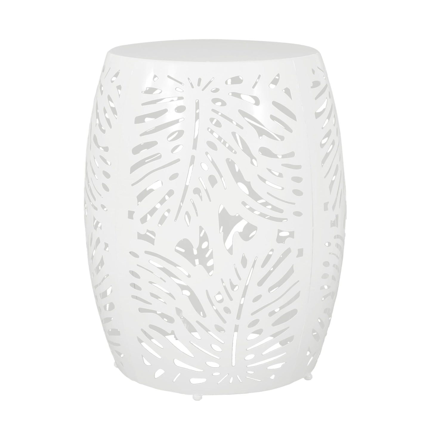 Modern Design Metal End Table, Large