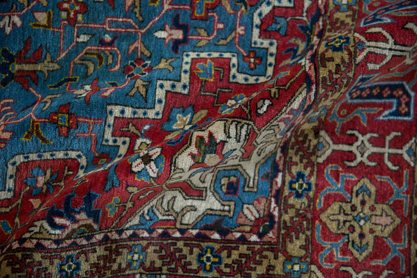 4.5x6.5 Vintage Qom Rug