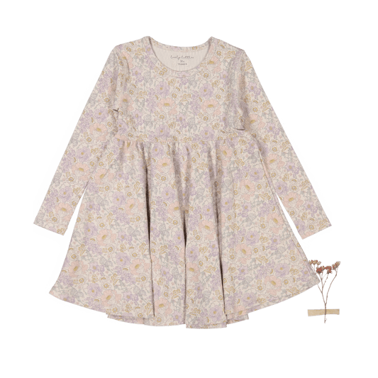 The Printed Long Sleeve Dress - Chloe