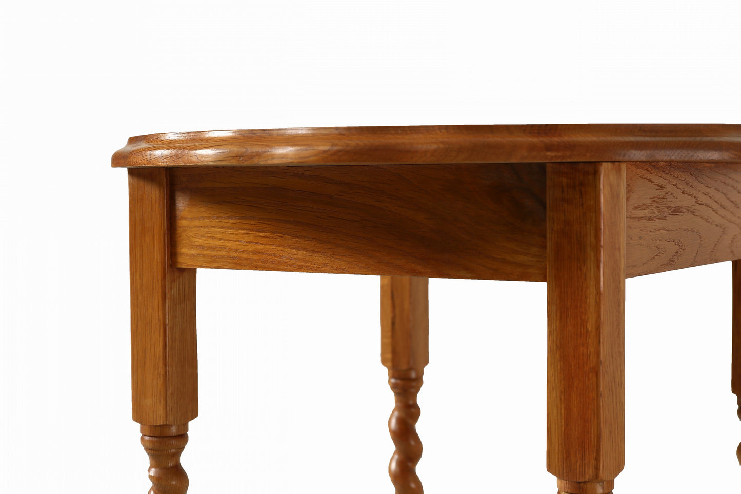 Heritage Barley Twist Solid Oak Side Table