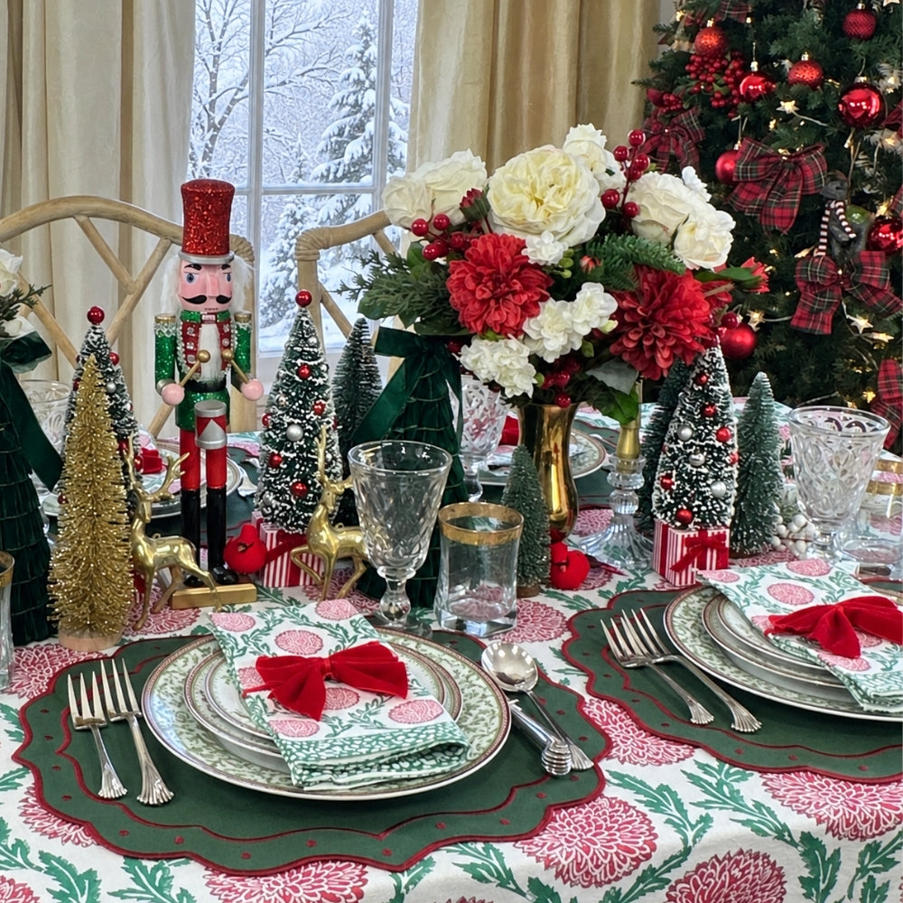 The Eve Placemat - Green and Red (Set of 4)