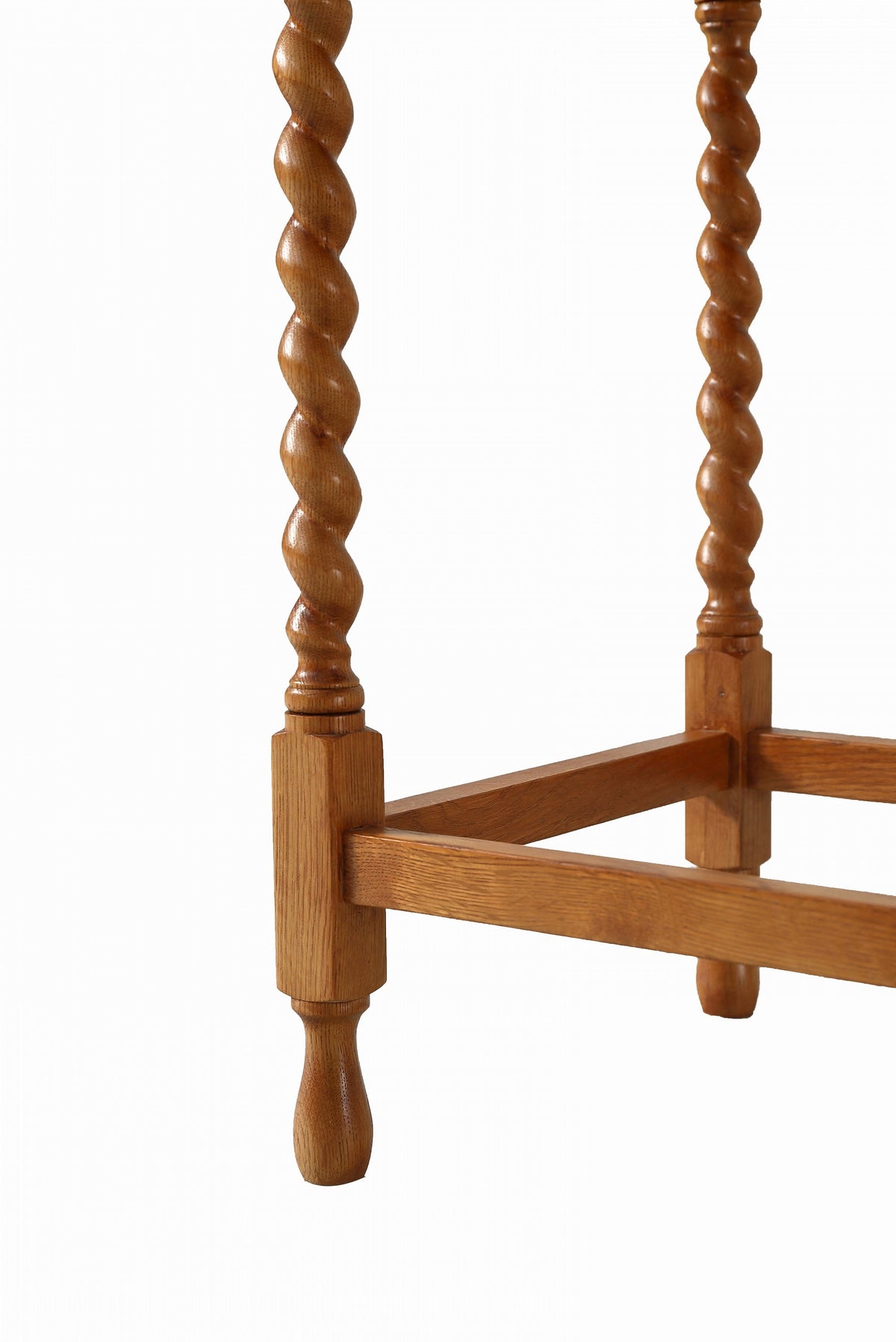 Heritage Barley Twist Solid Oak Side Table