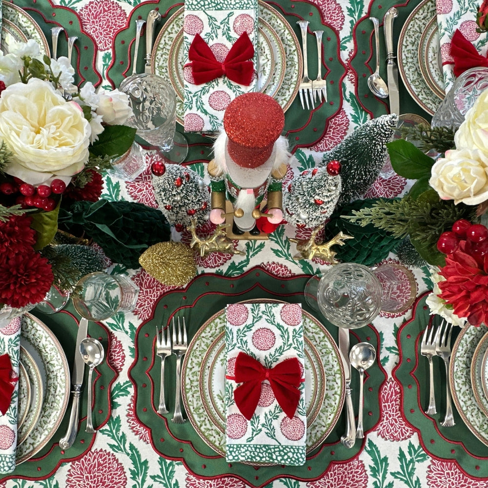 The Eve Placemat - Green and Red (Set of 4)
