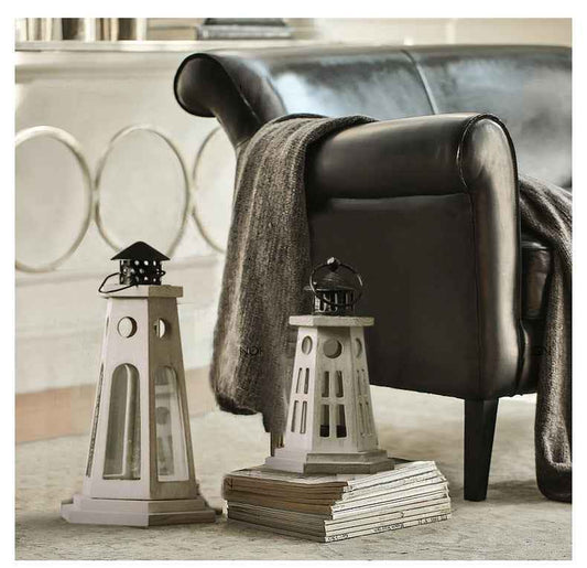 American Country Castle Lighthouse Storm Lantern Domestic Ornaments