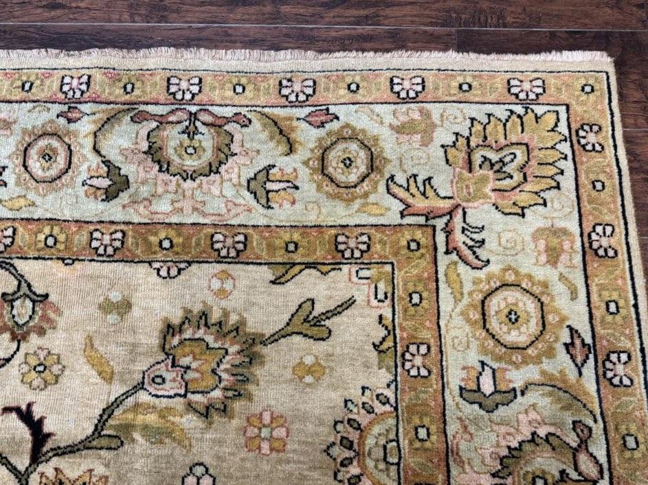 Turkish Oushak Rug 8x10, Vintage Wool Carpet
