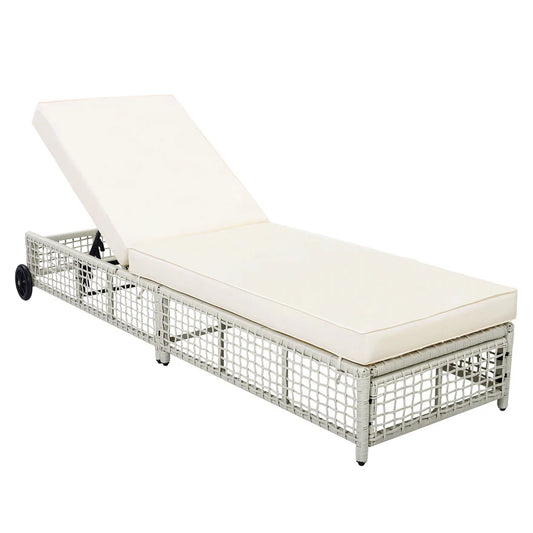 The Fairhaven All-Weather Woven Chaise Lounge