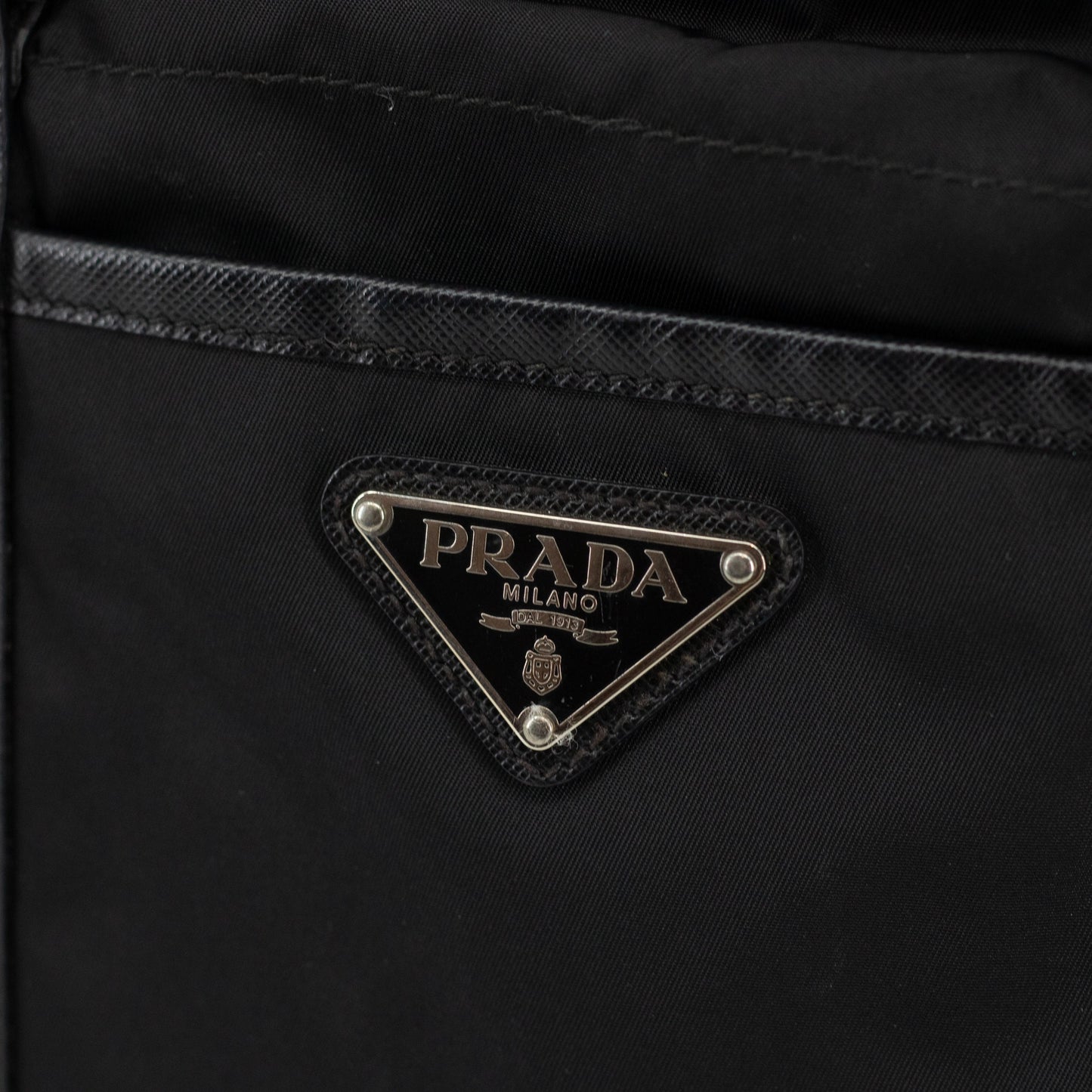 Prada Black Nylon Tessuto Shoulder Bag #1811