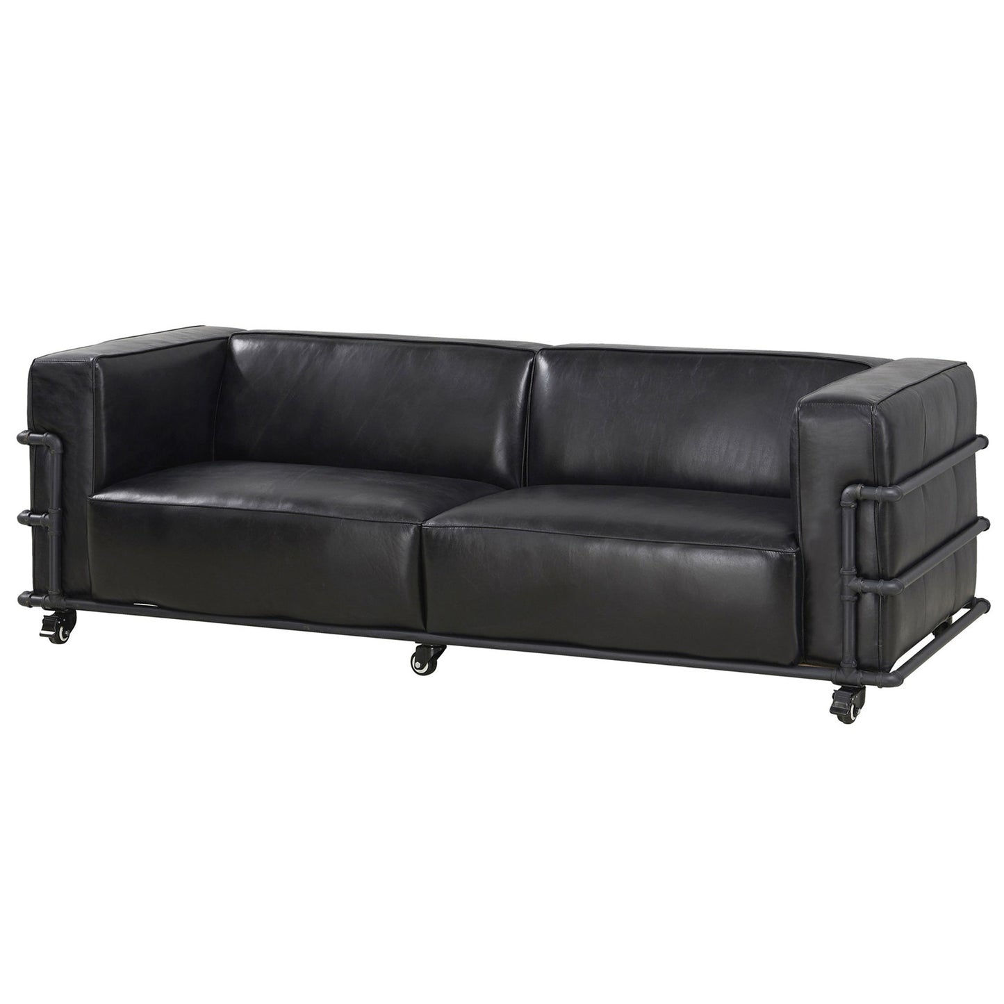 The Harrington Italian Leather Pipe-Frame Sofa