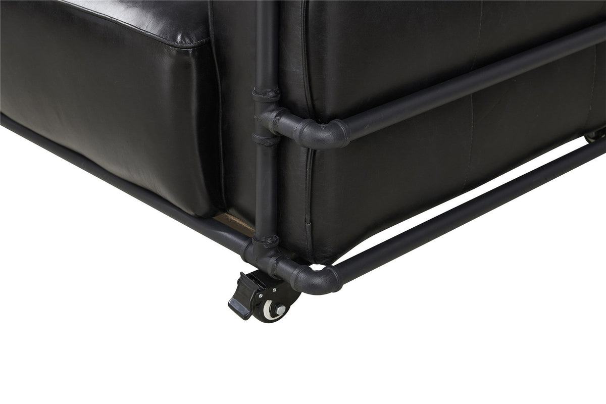 The Harrington Italian Leather Pipe-Frame Sofa