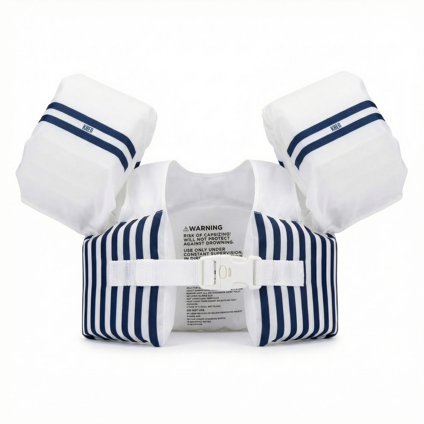 Floating Jackets with Sleeves for Bool or Beach | 1-3 Years | White & Blue