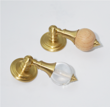 Pendant cabinet door handle-crystal ball-1 piece
