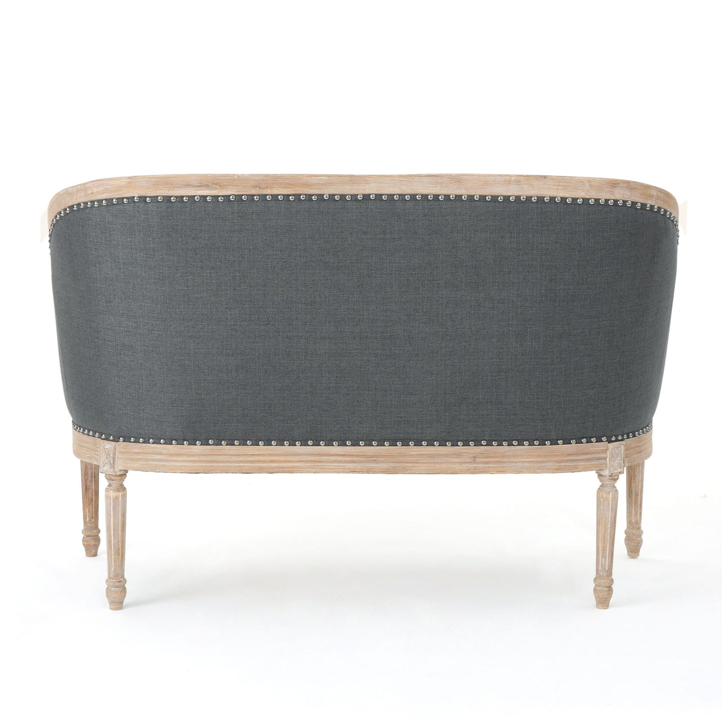 French Country Chesterfield Style Tufted Loveseat