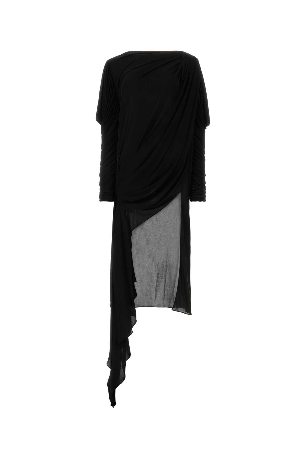Gucci Black Viscose Crepe Dress