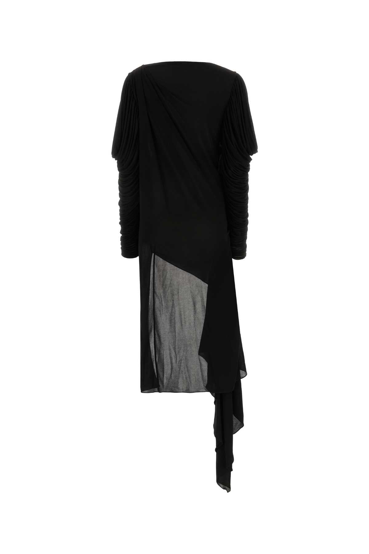 Gucci Black Viscose Crepe Dress