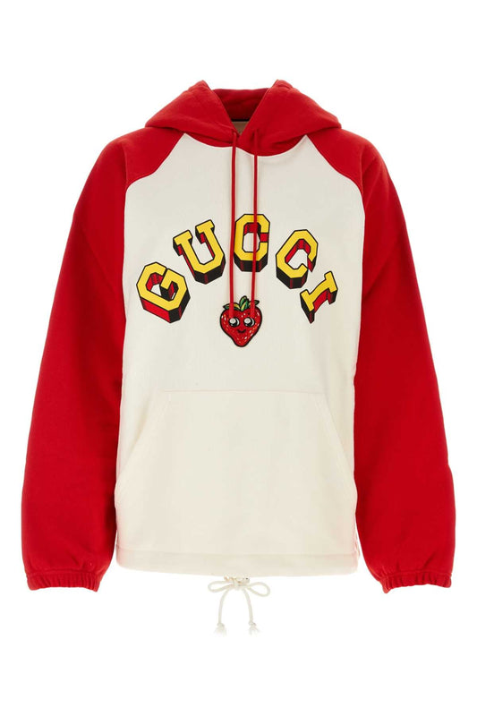 Gucci Two-Tone Oversized Cotton Sweatshirt