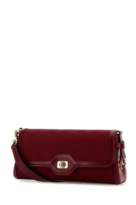 Gucci Women Gg Fabric Small Gucci Luce Shoulder Bag
